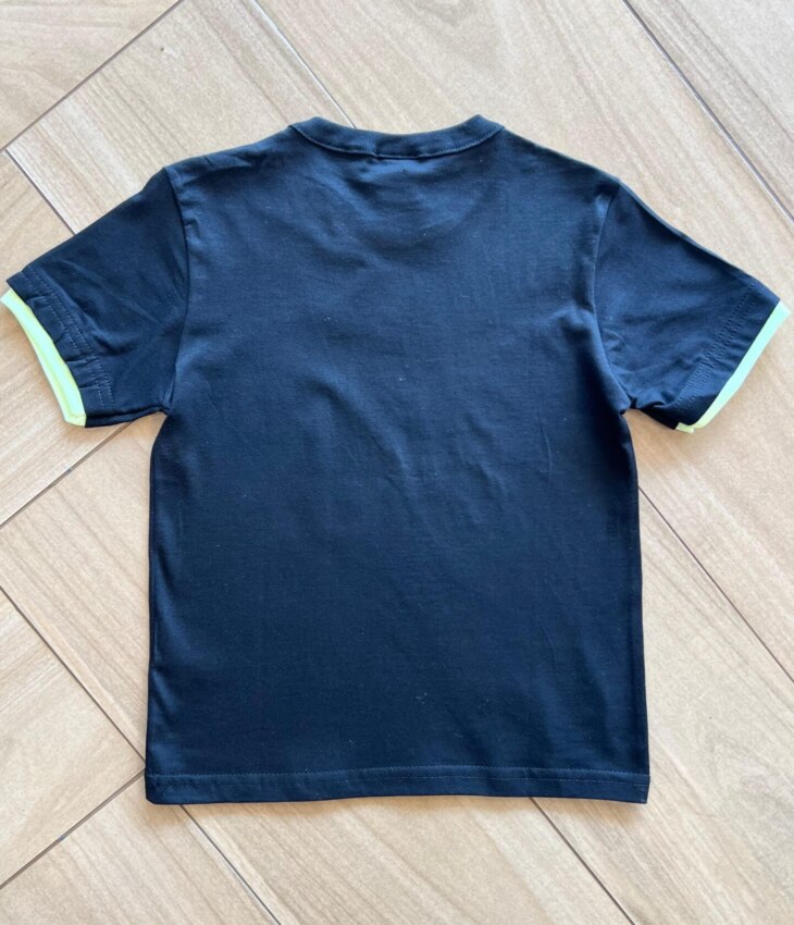 Camiseta Infantil Masculina Extra Fun Preta Fernanda Ramos Kids