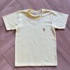 Camiseta Infantil Masculina Manga Curta Básica Amarela Fernanda Ramos Kids