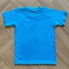 Camiseta Infantil Masculina Manga Curta Básica Azul Fernanda Ramos Kids