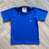 Camiseta Infantil Masculina Manga Curta Básica Azul Marinho Fernanda Ramos Kids