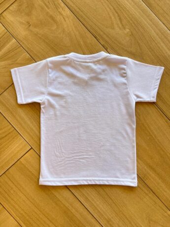 Camiseta Infantil Masculina Manga Curta Básica Branca Fernanda Ramos Kids