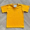Camiseta Infantil Masculina Manga Curta Básica Laranja Fernanda Ramos Kids