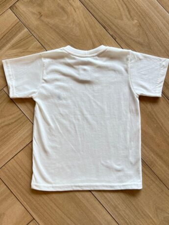 Camiseta Infantil Masculina Manga Curta Básica Off White