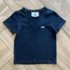 Camiseta Infantil Masculina Manga Curta Básica Preta Fernanda Ramos Kids