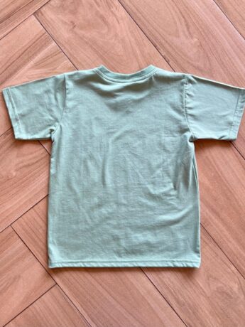 Camiseta Infantil Masculina Manga Curta Básica Verde Oliva Fernanda Ramos Kids