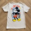 Camiseta Infantil Masculina Básica Manga Curta Mickey Mouse Nude Fernanda Ramos Kids