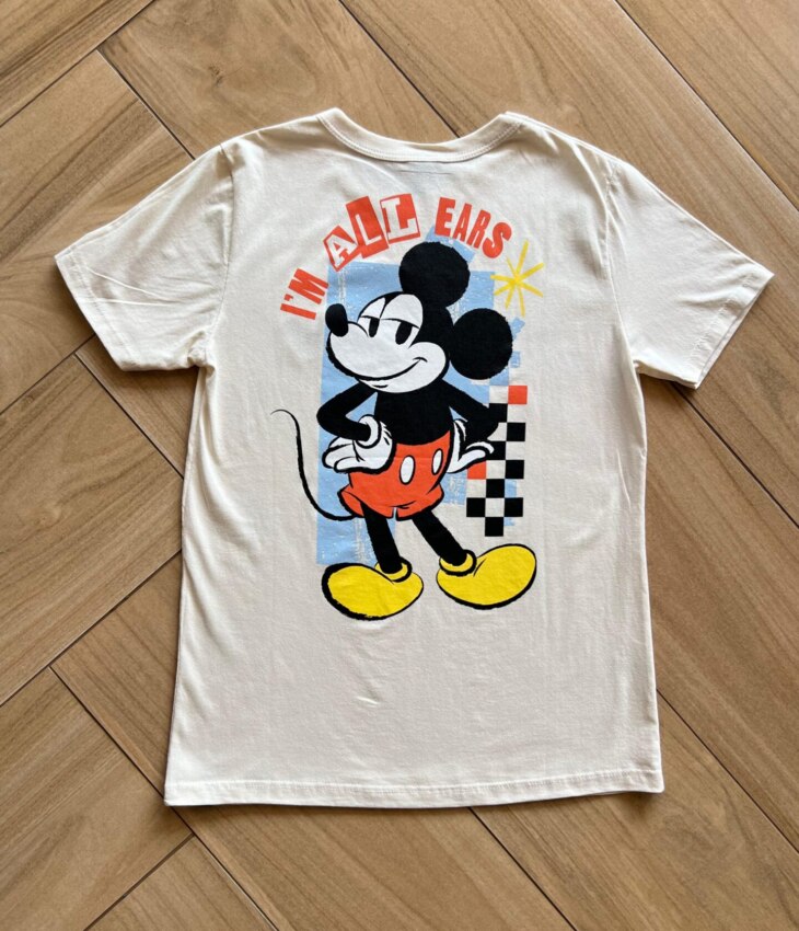 Camiseta Infantil Masculina Básica Manga Curta Mickey Mouse Nude Fernanda Ramos Kids