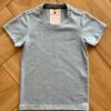 Camiseta Infantil Masculina Manga Curta Essencial Mesclada Azul Fernanda Ramos Kids