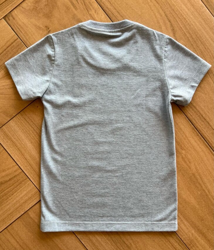 fernandaramoskids com br Camiseta Infantil Masculina Manga Curta Essencial Mesclada Azul2