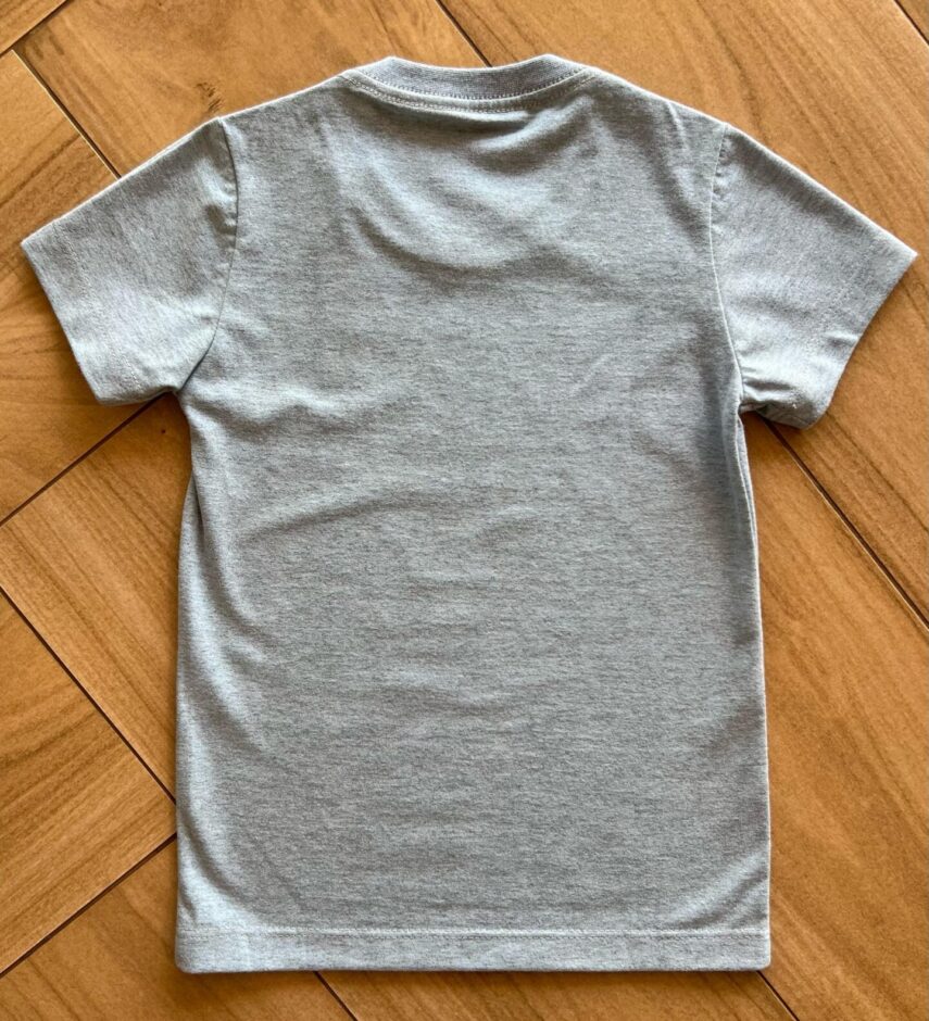 fernandaramoskids com br Camiseta Infantil Masculina Manga Curta Essencial Mesclada Azul2