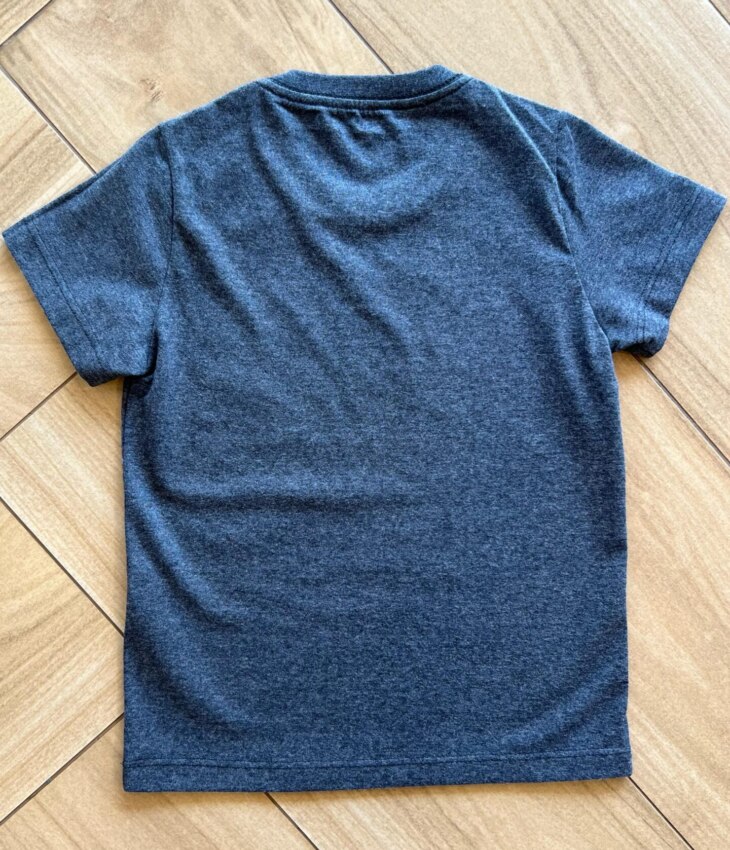 Camiseta Infantil Masculina Manga Curta Essencial Mesclada Cinza Fernanda Ramos Kids