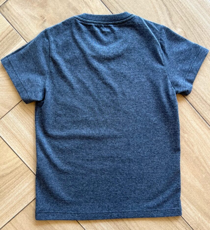 Camiseta Infantil Masculina Manga Curta Essencial Mesclada Cinza Fernanda Ramos Kids