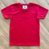 Camiseta Infantil Masculina Manga Curta Essencial Vermelho Fernanda Ramos Kids