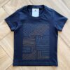 Camiseta Infantil Masculina Manga Curta Estampada Preta Fernanda Ramos Kids
