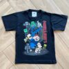 Camiseta Infantil Masculina Manga Curta Estampado Minecraft Preta Fernanda Ramos Kids