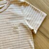 fernandaramoskids com br Camiseta Infantil Masculina Manga Curta Listrada Bege1