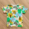 fernandaramoskids com br Camiseta Infantil Masculina Manga Curta Meia Malha Estampada2