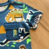 fernandaramoskids com br Camiseta Infantil Masculina Manga Curta Meia Malha Roarr Estampada1