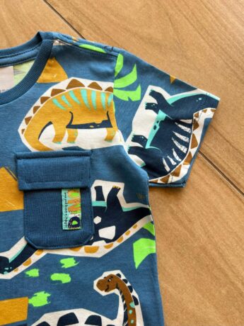 fernandaramoskids com br Camiseta Infantil Masculina Manga Curta Meia Malha Roarr Estampada1