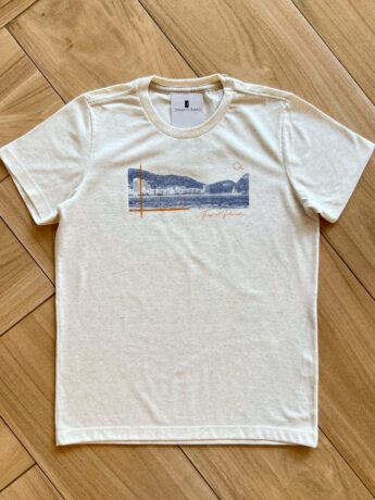 Camiseta Infantil Masculina Manga Curta Tropical Paradise Fernanda Ramos Kids