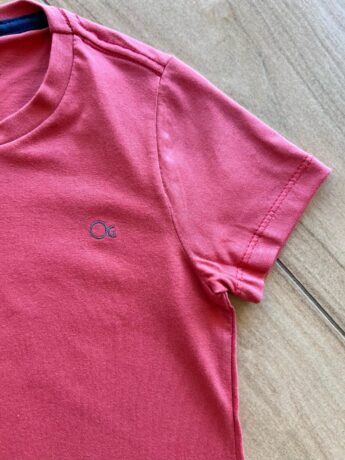 fernandaramoskids com br Camiseta Infantil Masculina Manga Curta Vermelho Queimado1