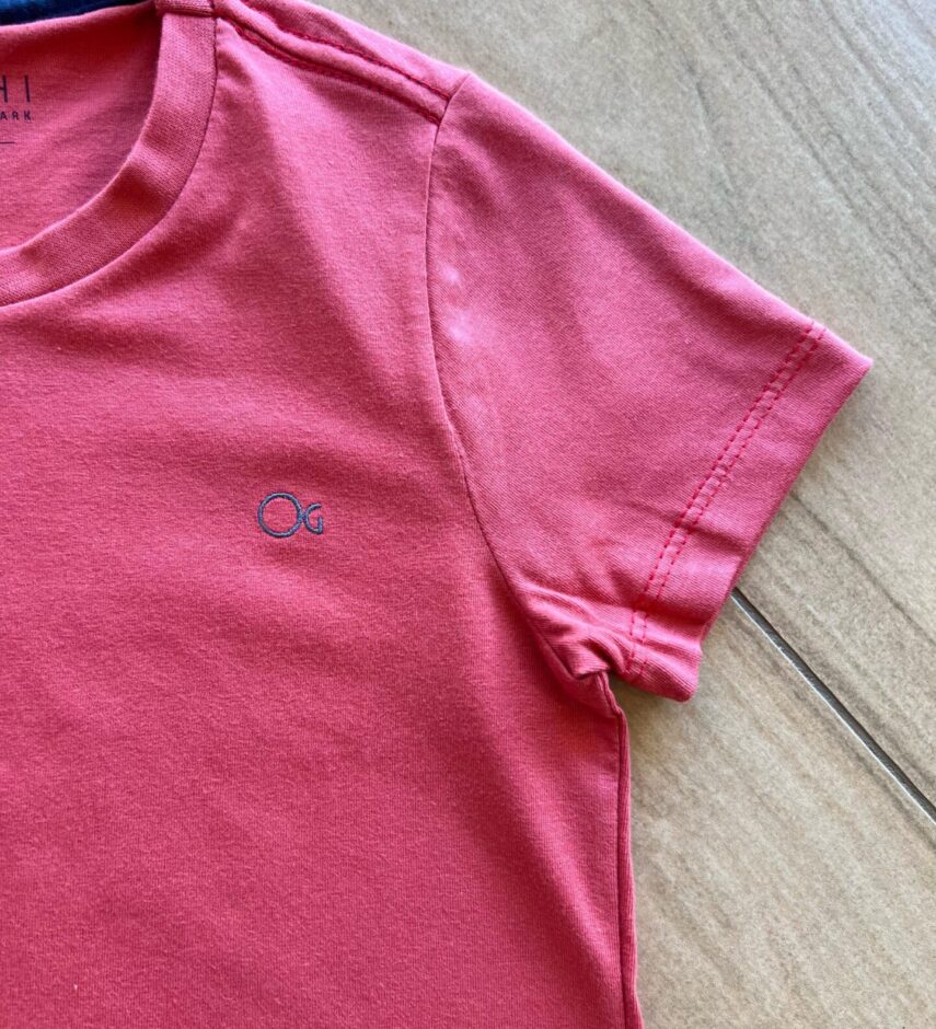 fernandaramoskids com br Camiseta Infantil Masculina Manga Curta Vermelho Queimado1