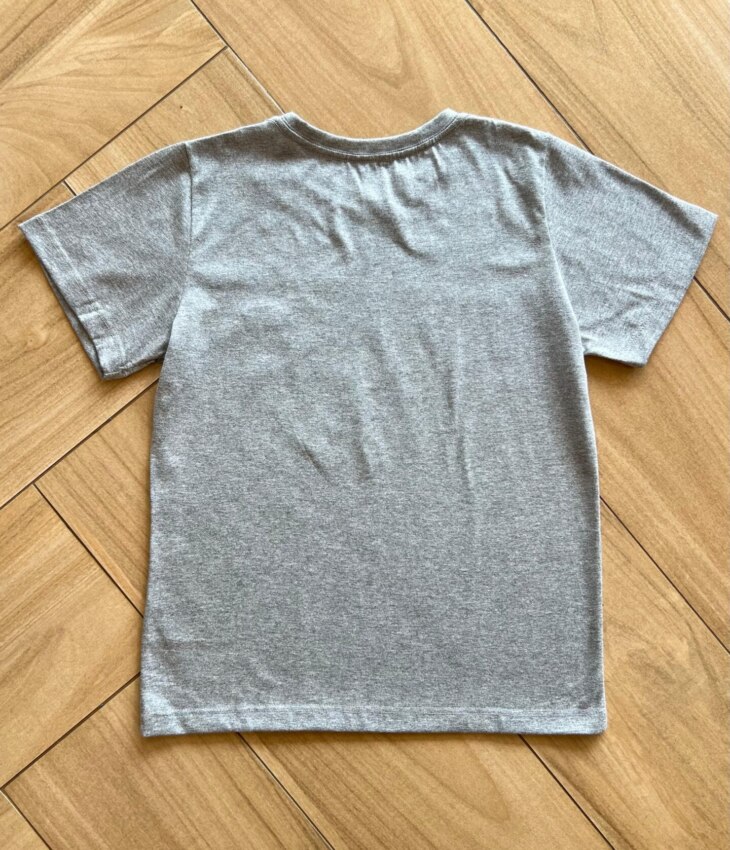 Camiseta Infantil Masculina Mescla Cinza Fernanda Ramos Kids