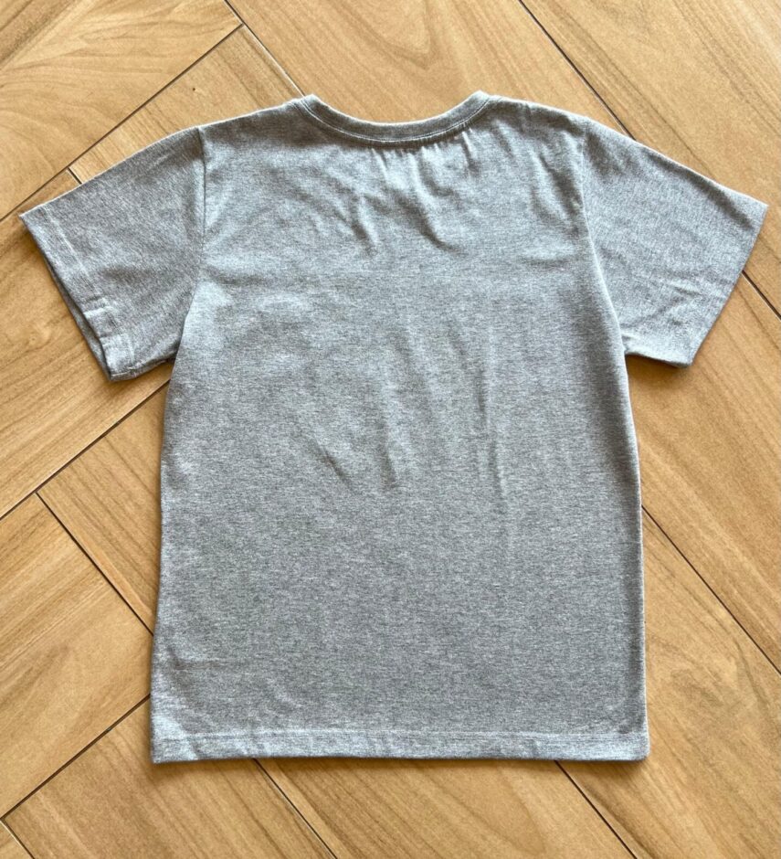 Camiseta Infantil Masculina Mescla Cinza Fernanda Ramos Kids