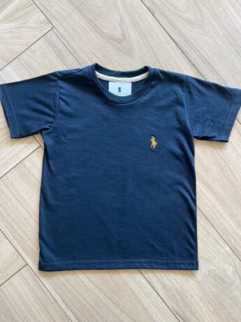 Camiseta Infantil Masculina Preta Manga Curta Básica Fernanda Ramos Kids