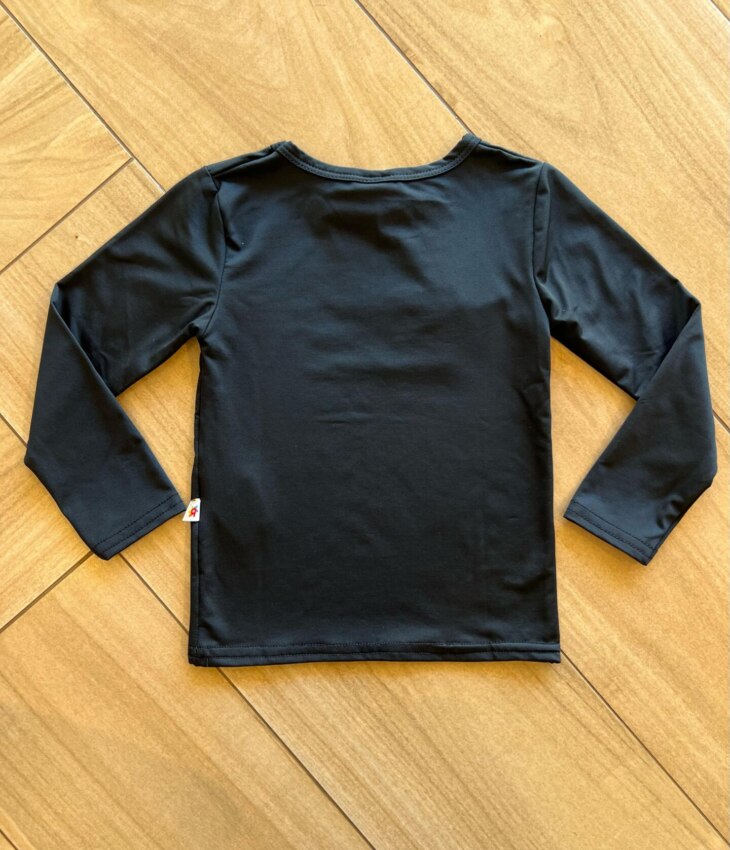 fernandaramoskids com br Camiseta Infantil Masculina Térmica Manga Longa Preta2
