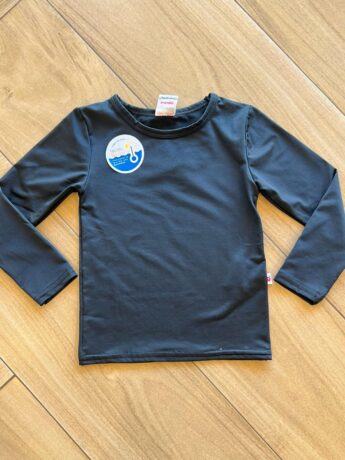 Camiseta Infantil Masculina Térmica Manga Longa Preta Fernanda Ramos Kids