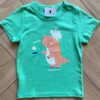 Camiseta Infantil Masculina Tradicional Hora do Lanche Verde Fernanda Ramos Kids