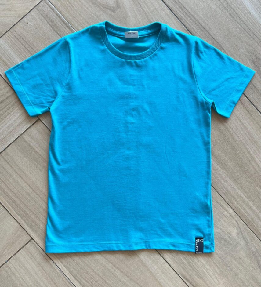 Camiseta Infantil Masculina Verde Esmeralda Fernanda Ramos Kids