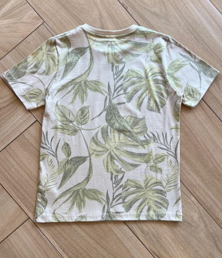 Camiseta Infantil Masculina Welcome Paradise Bege Fernanda Ramos Kids