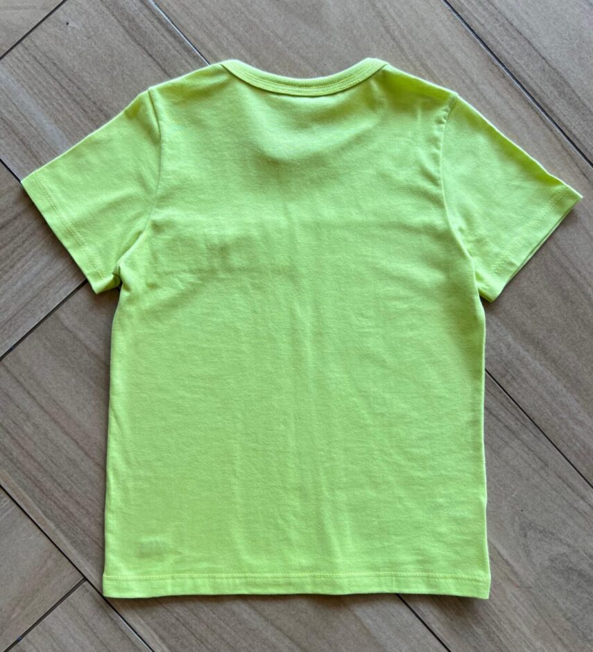 Camiseta Infantil Masculina Tradicional Verde Lima Fernanda Ramos Kids