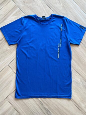 Camiseta Infantil Masculina World Skate Azul Bic Fernanda Ramos Kids