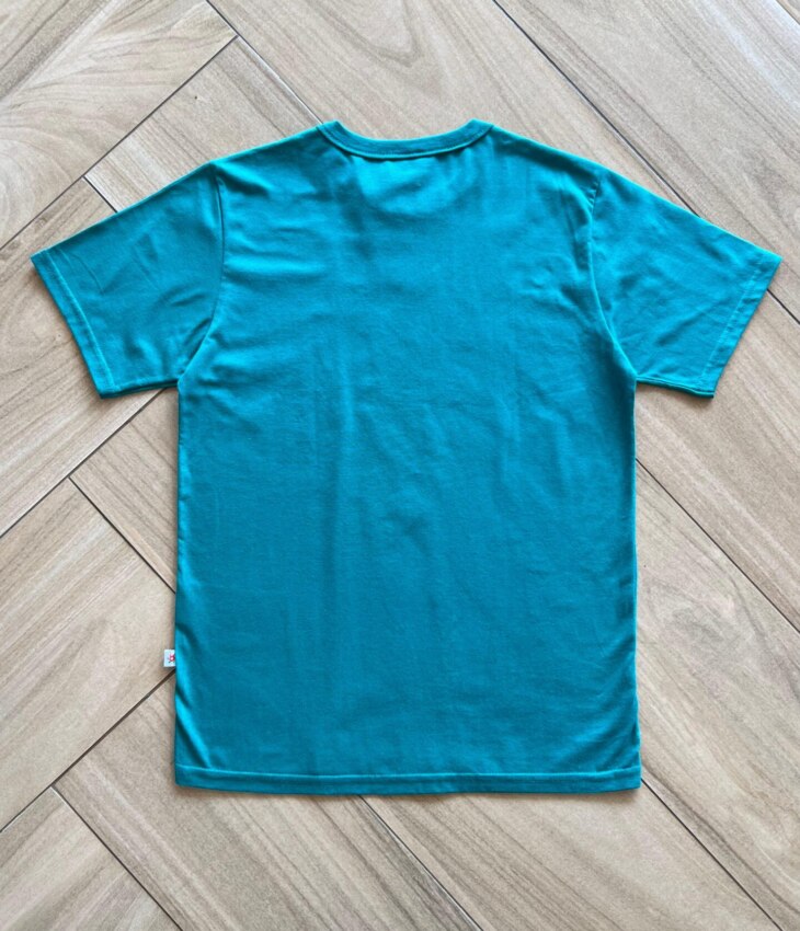 Camiseta Juvenil Masculina Meia Malha Tradicional Verde Fernanda Ramos Kids