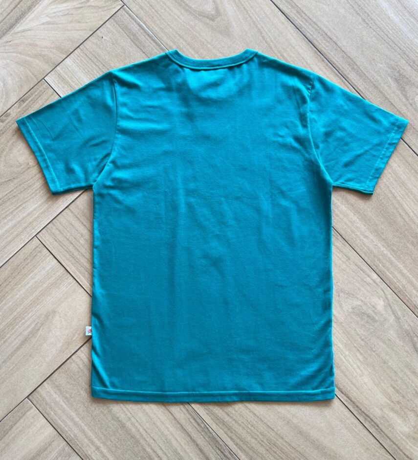 Camiseta Juvenil Masculina Meia Malha Tradicional Verde Fernanda Ramos Kids