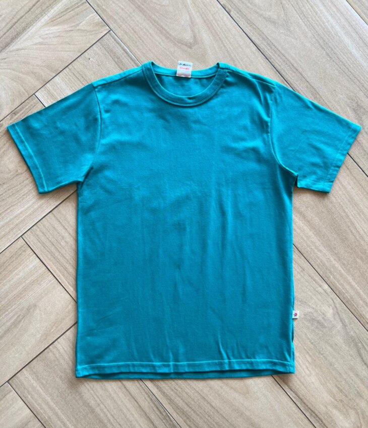 Camiseta Juvenil Masculina Meia Malha Tradicional Verde Fernanda Ramos Kids