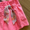 fernandaramoskids com br Conjunto Infantil Feminino Blusa Borboleta Short Rosa Neon 1