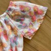 fernandaramoskids com br Conjunto Infantil Feminino Blusa Borboleta Short Rosa Neon 2