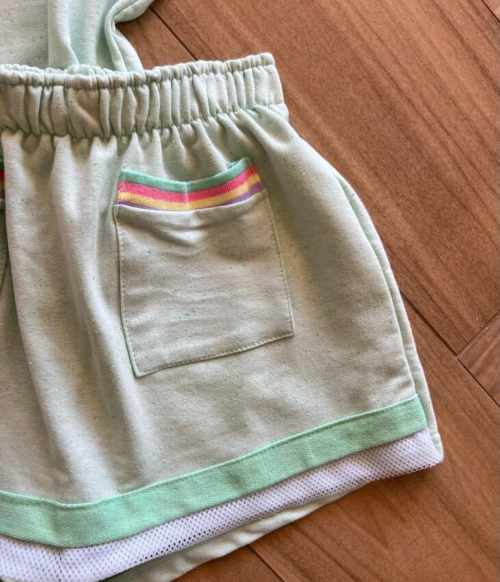 fernandaramoskids com br Conjunto Infantil Feminino Blusa Box e Short Saia Botonê1