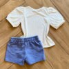 fernandaramoskids com br Conjunto Infantil Feminino Blusa Fotografia e Short Lilás2