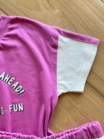 fernandaramoskids com br Conjunto Infantil Feminino Blusa Good Things e Short Lilás1