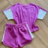 fernandaramoskids com br Conjunto Infantil Feminino Blusa Good Things e Short Lilás3