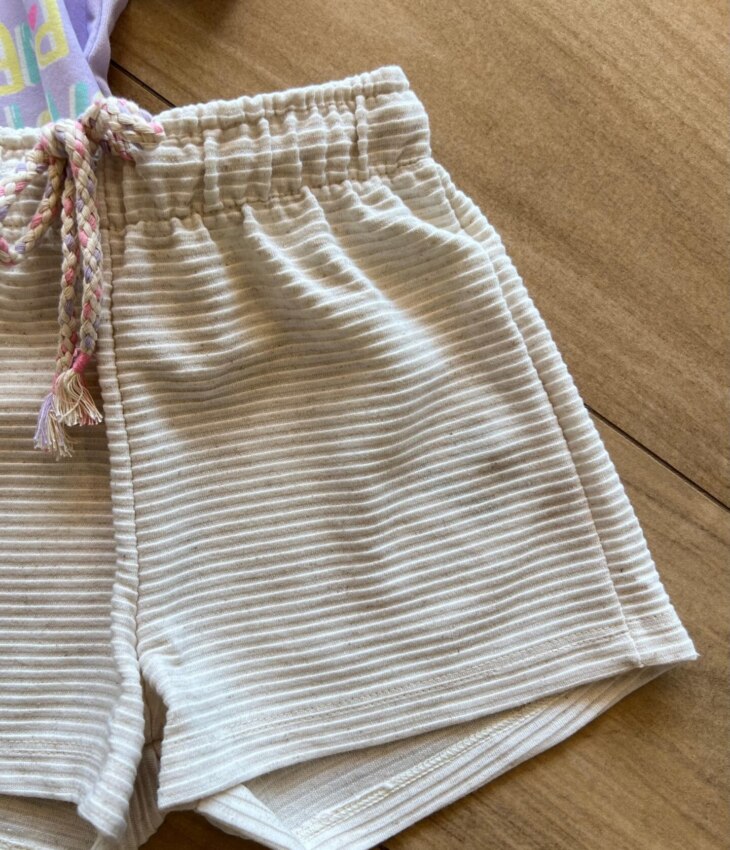 fernandaramoskids com br Conjunto Infantil Feminino Blusa Ihama Short 1