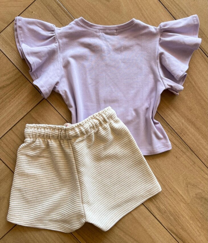 fernandaramoskids com br Conjunto Infantil Feminino Blusa Ihama Short 2
