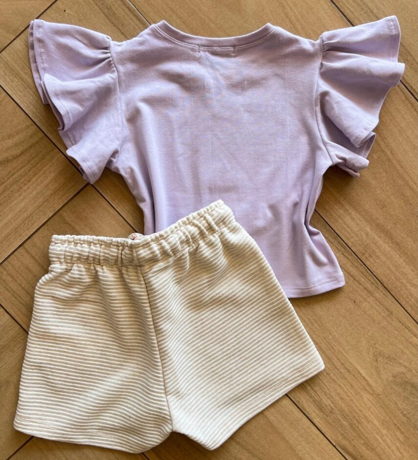 fernandaramoskids com br Conjunto Infantil Feminino Blusa Ihama Short 2