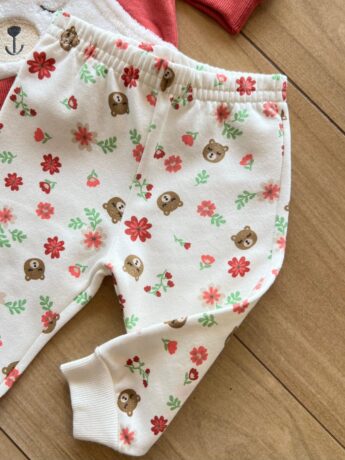 fernandaramoskids com br Conjunto Infantil Feminino Blusa Manga Longa com Calça Ursinho 1