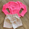 fernandaramoskids com br Conjunto Infantil Feminino Blusa Manga Longa e Short Bege 2